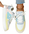 Baskets Femme À Imprimés Tendance Et Semelle Confort
