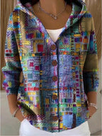 Cardigan Femme Doux Et Chaud À Coupe Fluide Et Ample