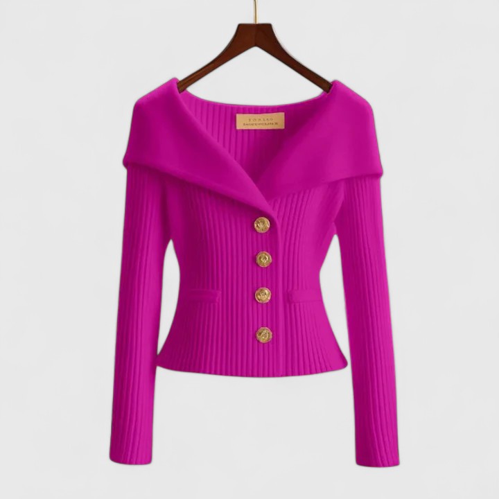 Cardigan en maille chaude et douce pour femme