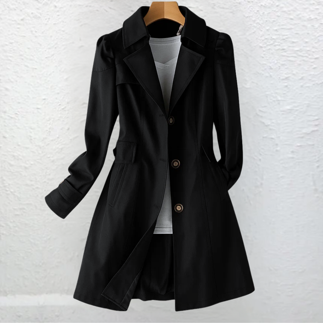 Manteau Femme Classique Coupe Ajustée Et Intemporelle