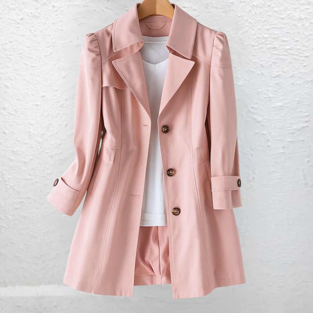 Manteau Femme Classique Coupe Ajustée Et Intemporelle