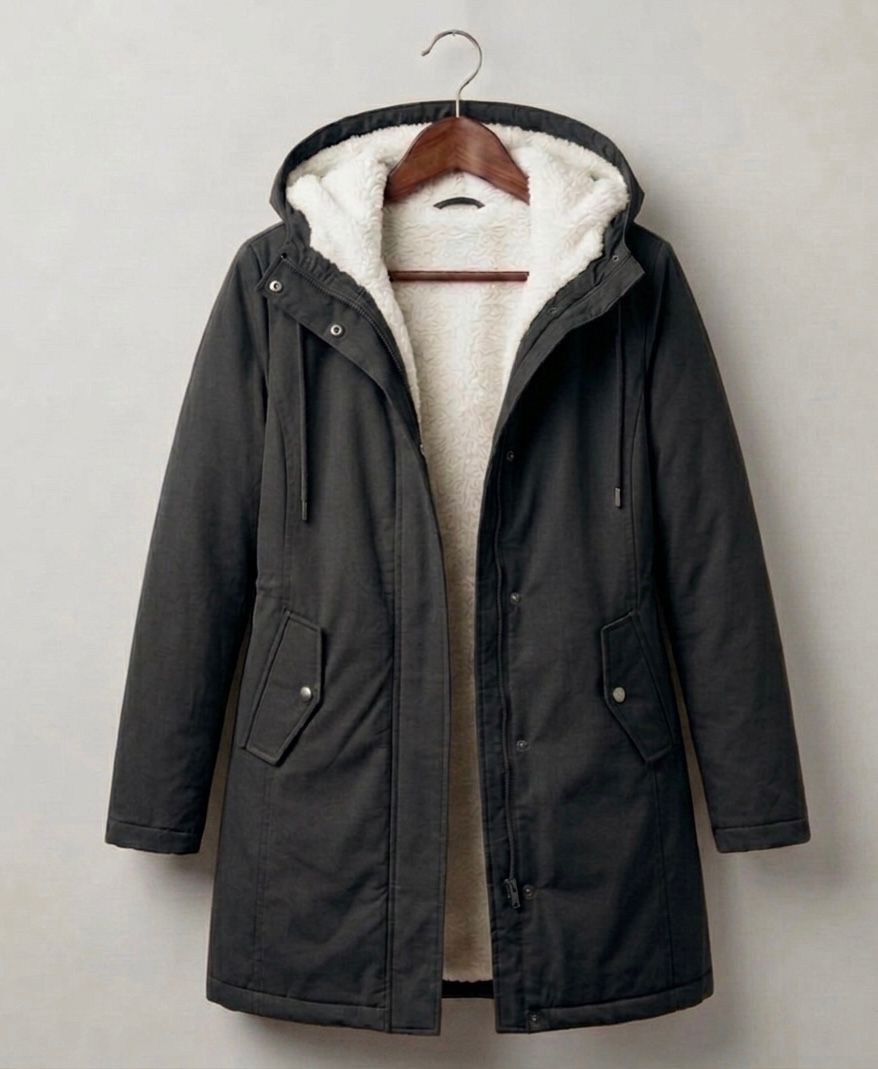 Parka D'Hiver Femme Doublée En Polaire