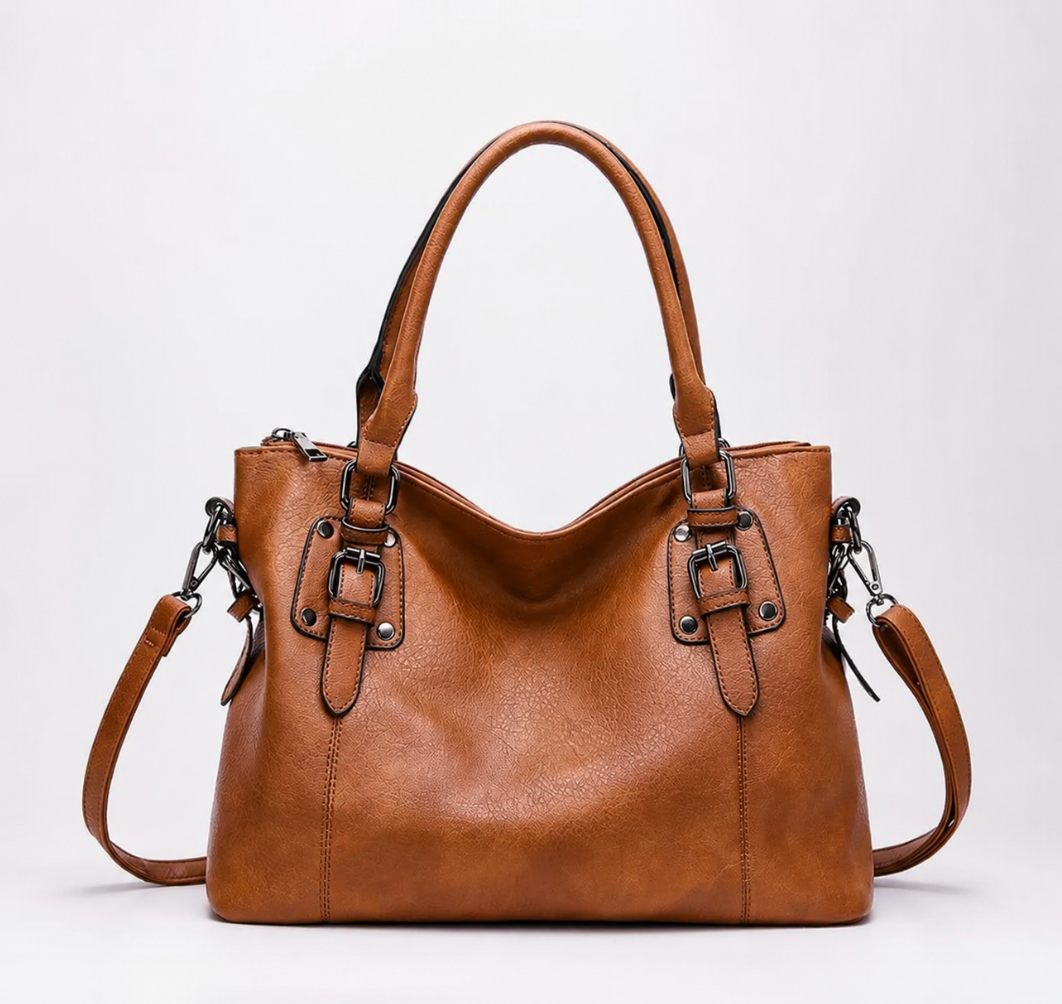 Women’s Handbag | With Double Handles And Shoulder Strap