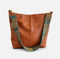 Women’s Tote Bag | With Patterned Strap