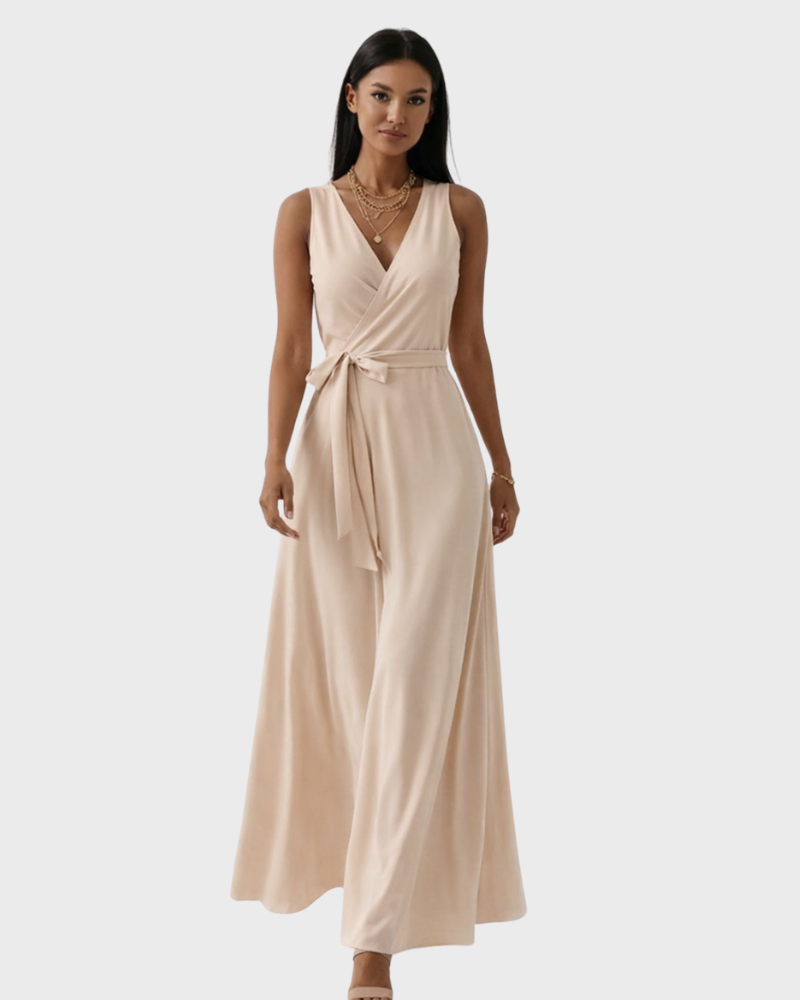 Robe De Soirée Femme Longue Fluide À Corsage Ajusté