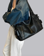 Sac cabas rétro femme à porter à l'épaule
