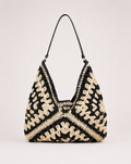 Women's Woven Tote Shoulder Bag