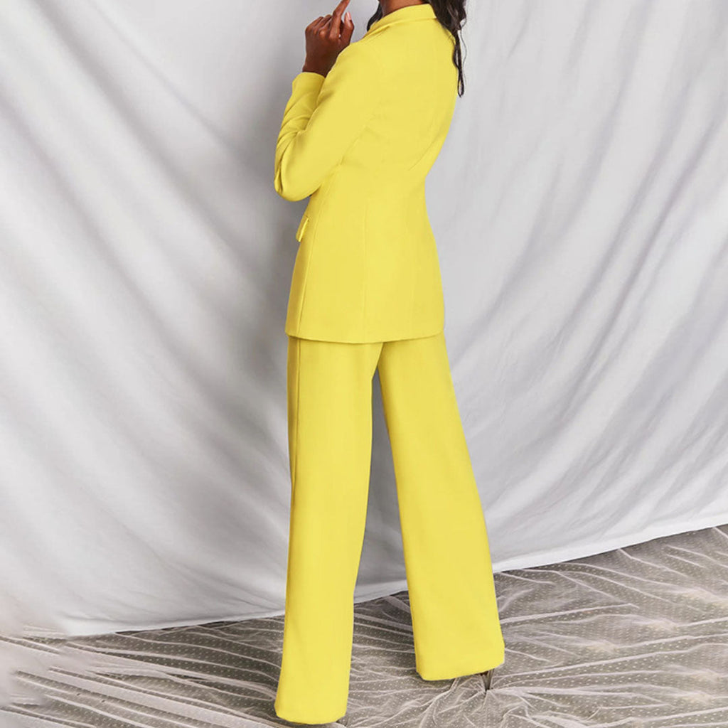 Tailleur Pantalon Femme Avec Blazer Chic Et Structuré