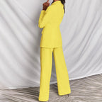Tailleur Pantalon Femme Avec Blazer Chic Et Structuré