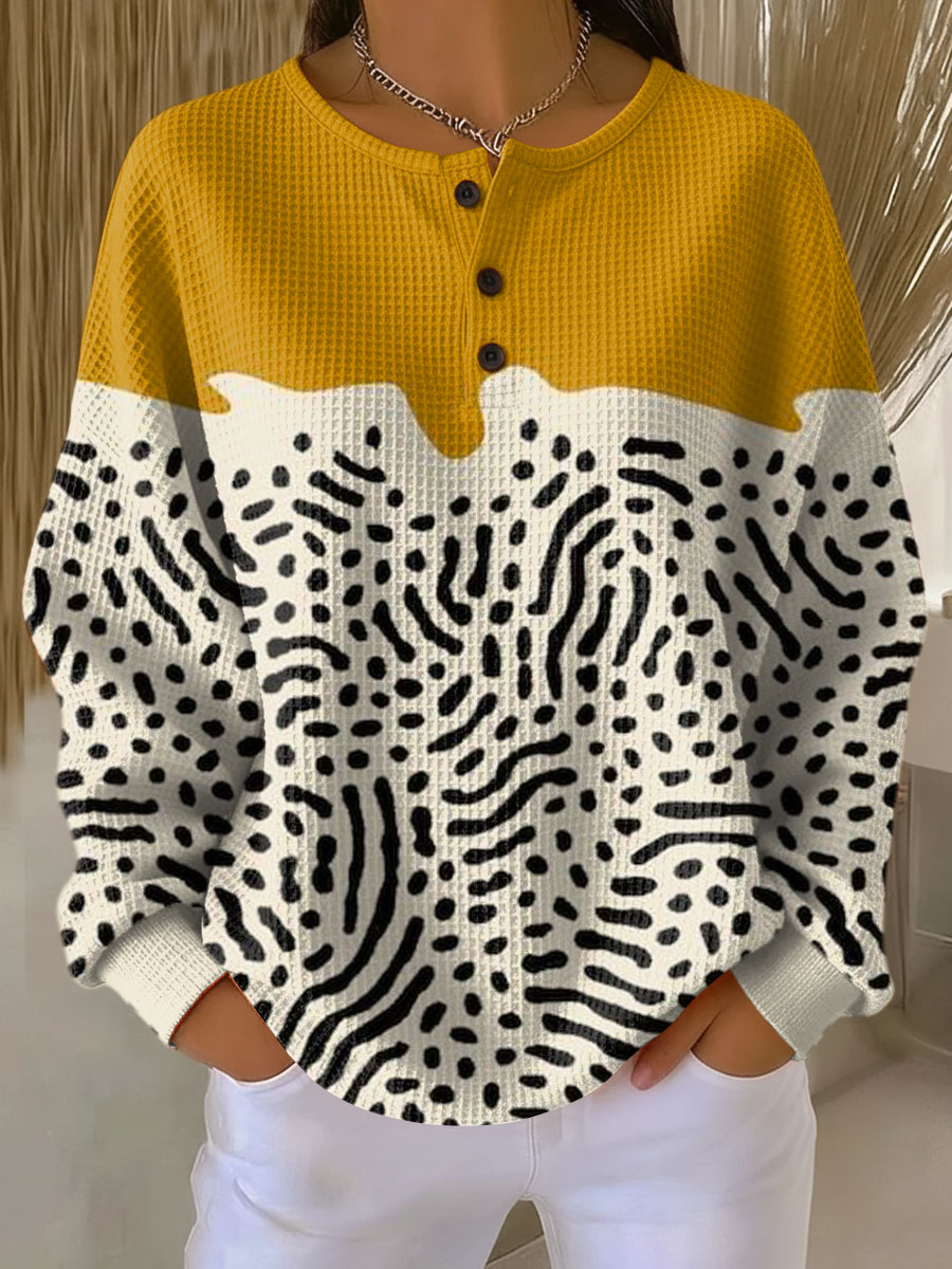 Pull Femme En Maille Gaufrée Épaisse Et Intérieur Brossé