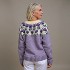 Cardigan Femme En Maille À Motif Nordique Douillet