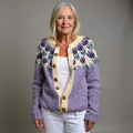 Cardigan Femme En Maille À Motif Nordique Douillet