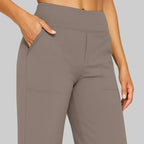 Pantalon Taille Haute Femme Pour Yoga Doux Et Extensible