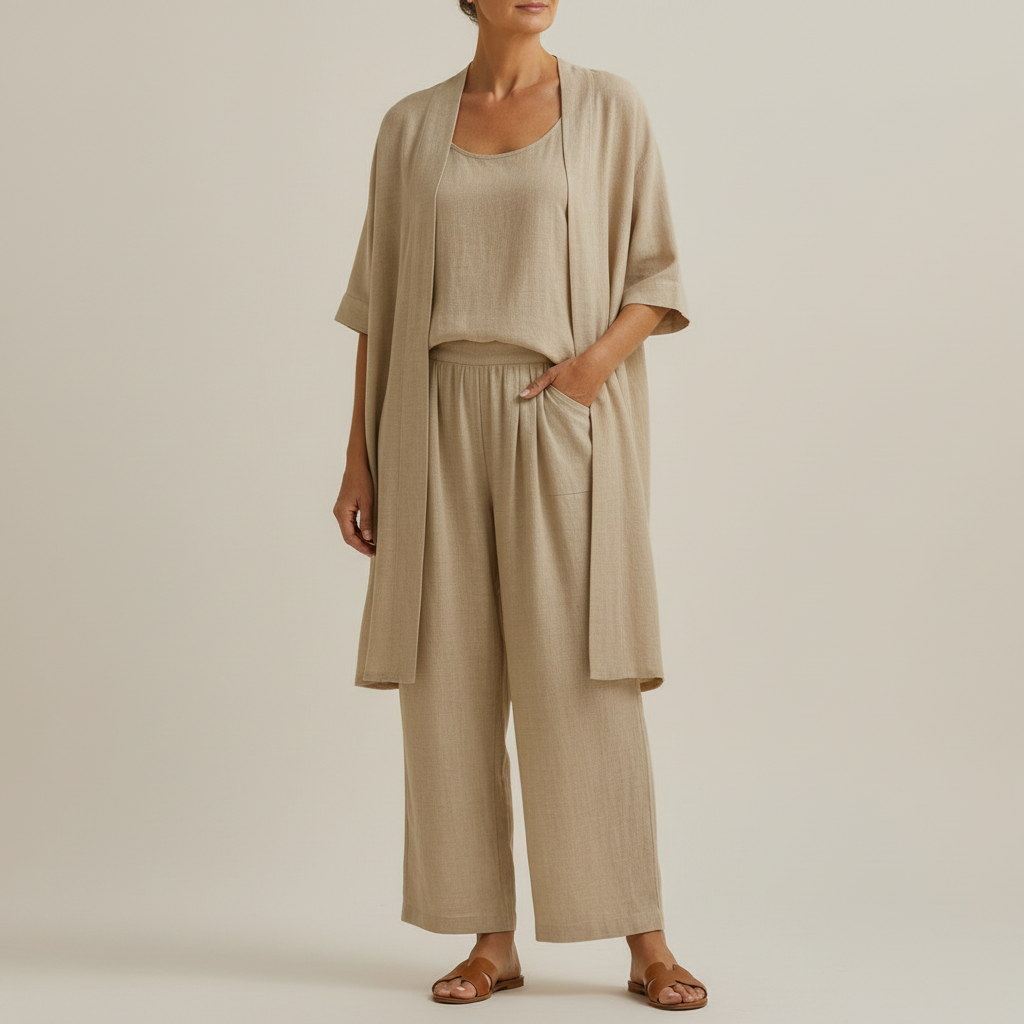Ensemble Trois Pièces Minimaliste Femme