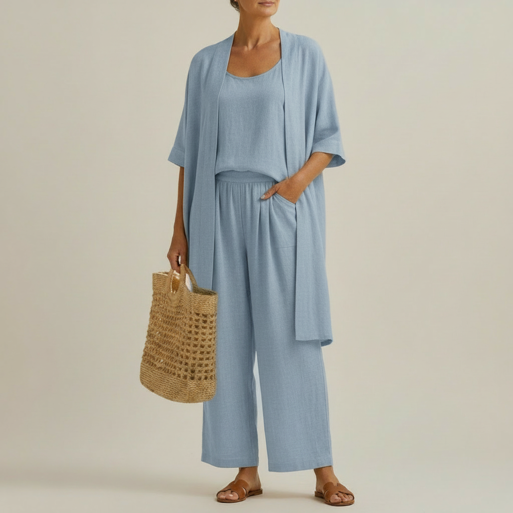 Ensemble Trois Pièces Minimaliste Femme
