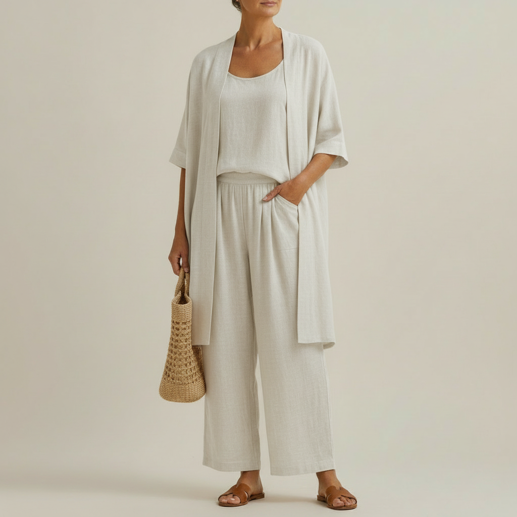 Ensemble Trois Pièces Minimaliste Femme
