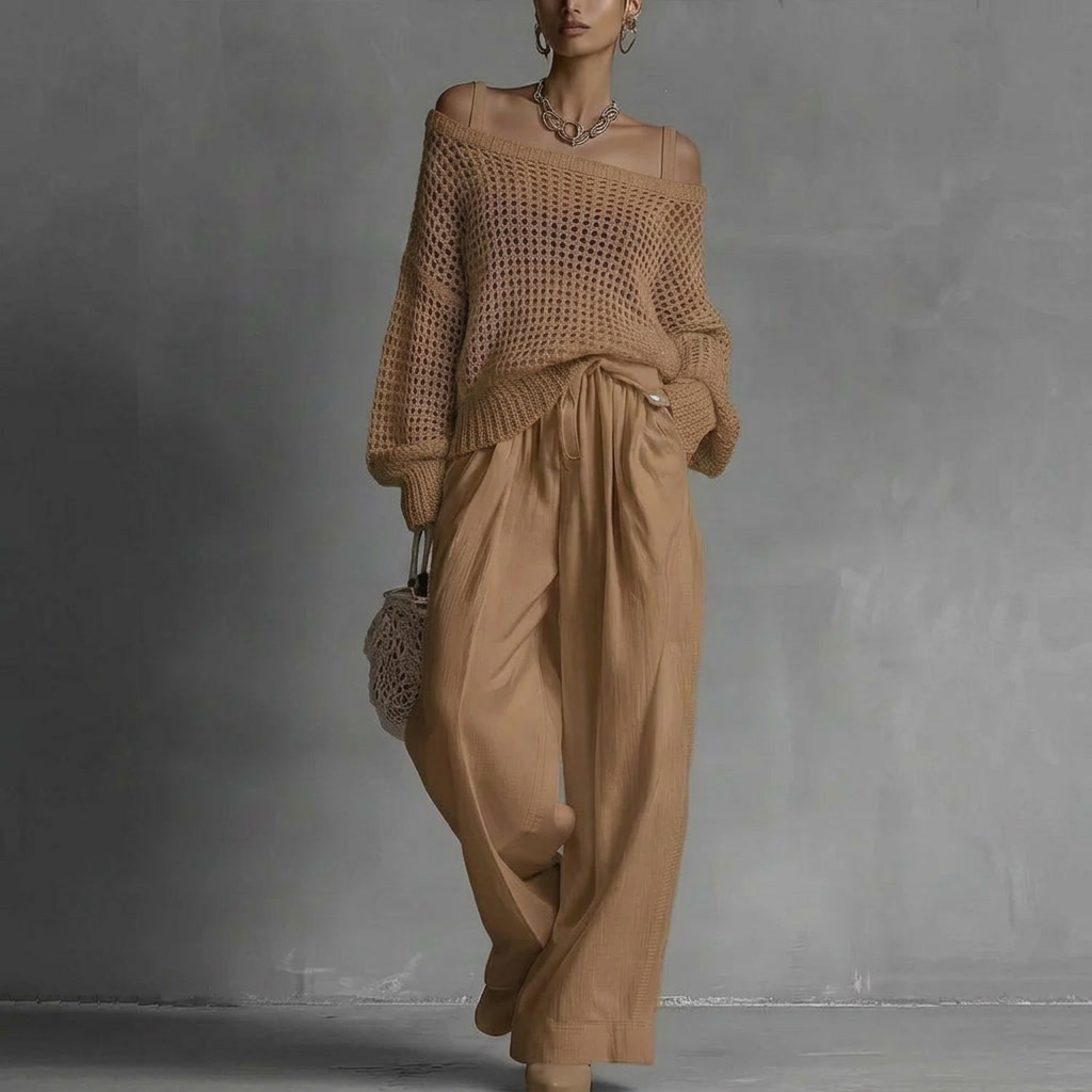 Ensemble Femme Deux Pièces Fluide Chic Et Coordonné