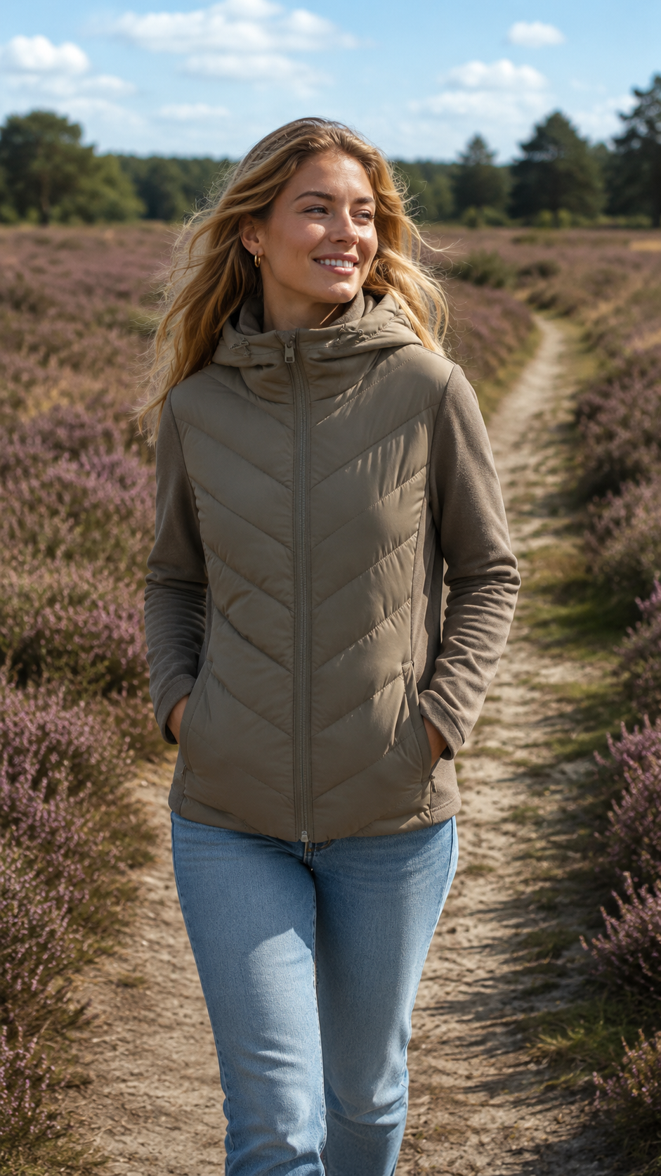 Veste Femme Légère À Motif Imprimé Et Coupe Structurée