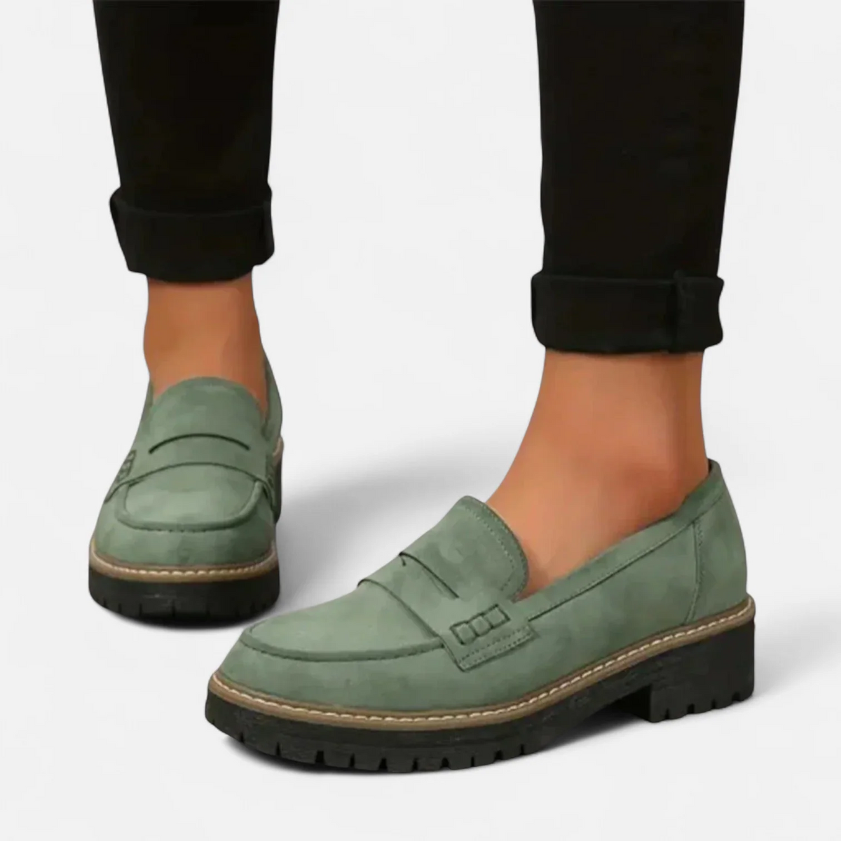 Mocassins Orthopédiques Femme À Petit Talon
