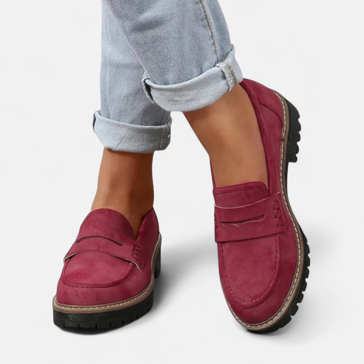 Mocassins Orthopédiques Femme À Petit Talon