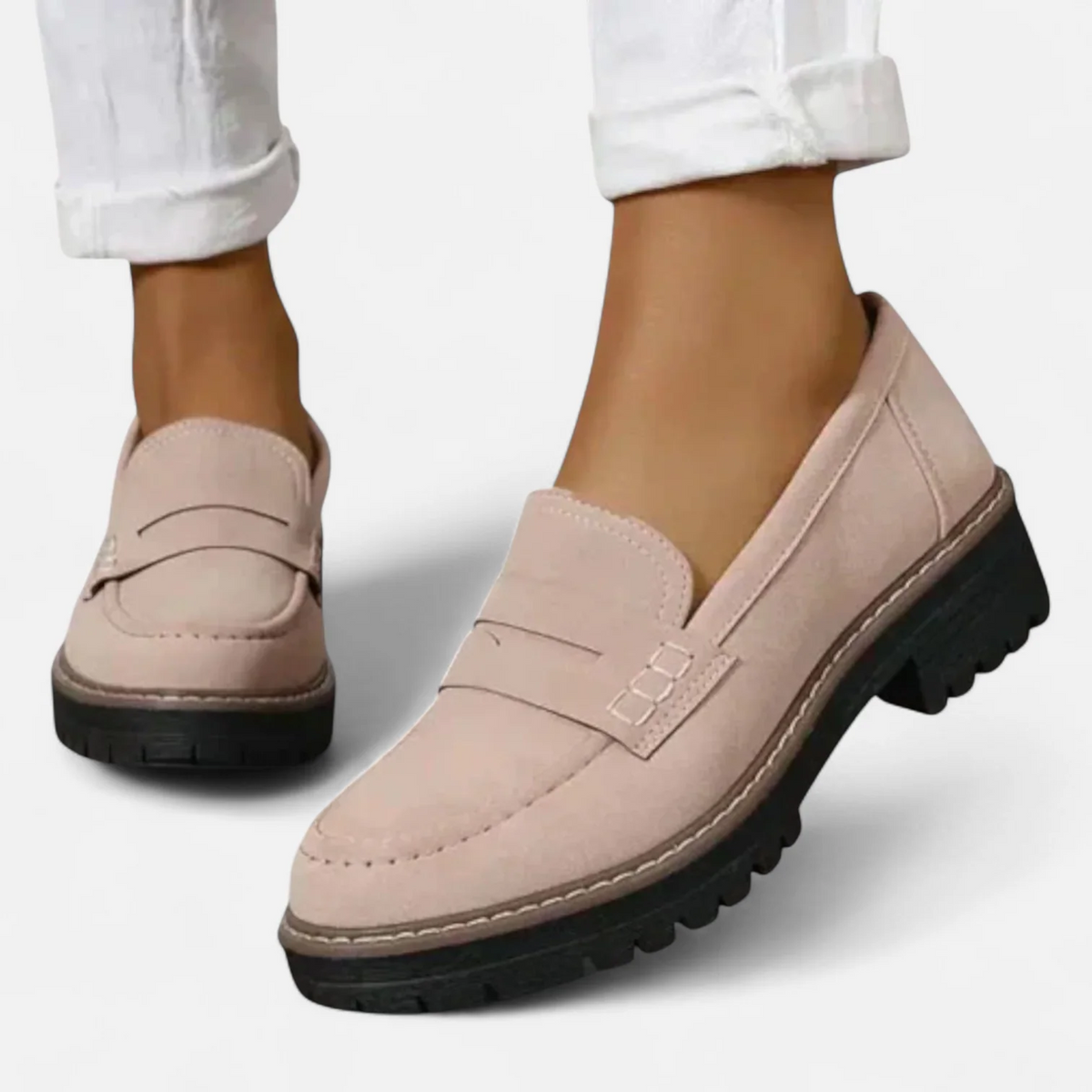 Mocassins Orthopédiques Femme À Petit Talon