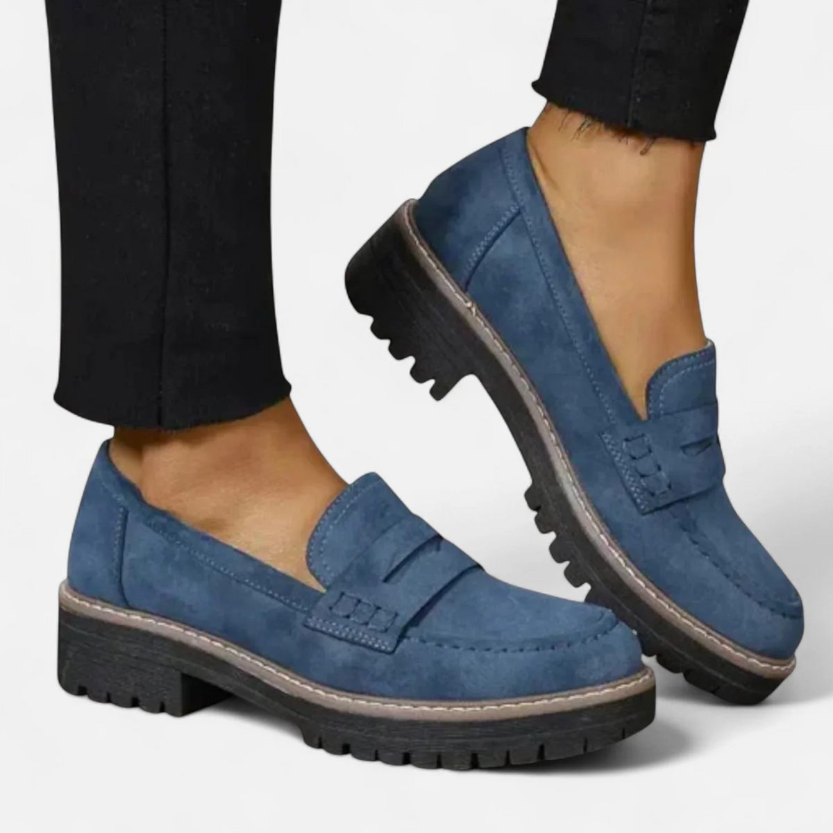 Mocassins Orthopédiques Femme À Petit Talon