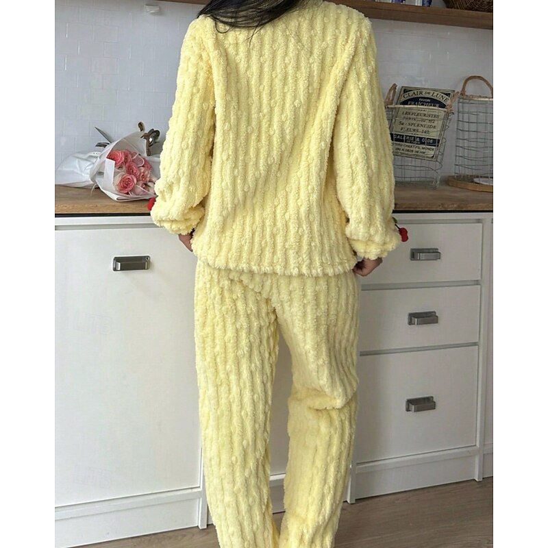 Ensemble cosy deux pièces à motif cerises pour femme