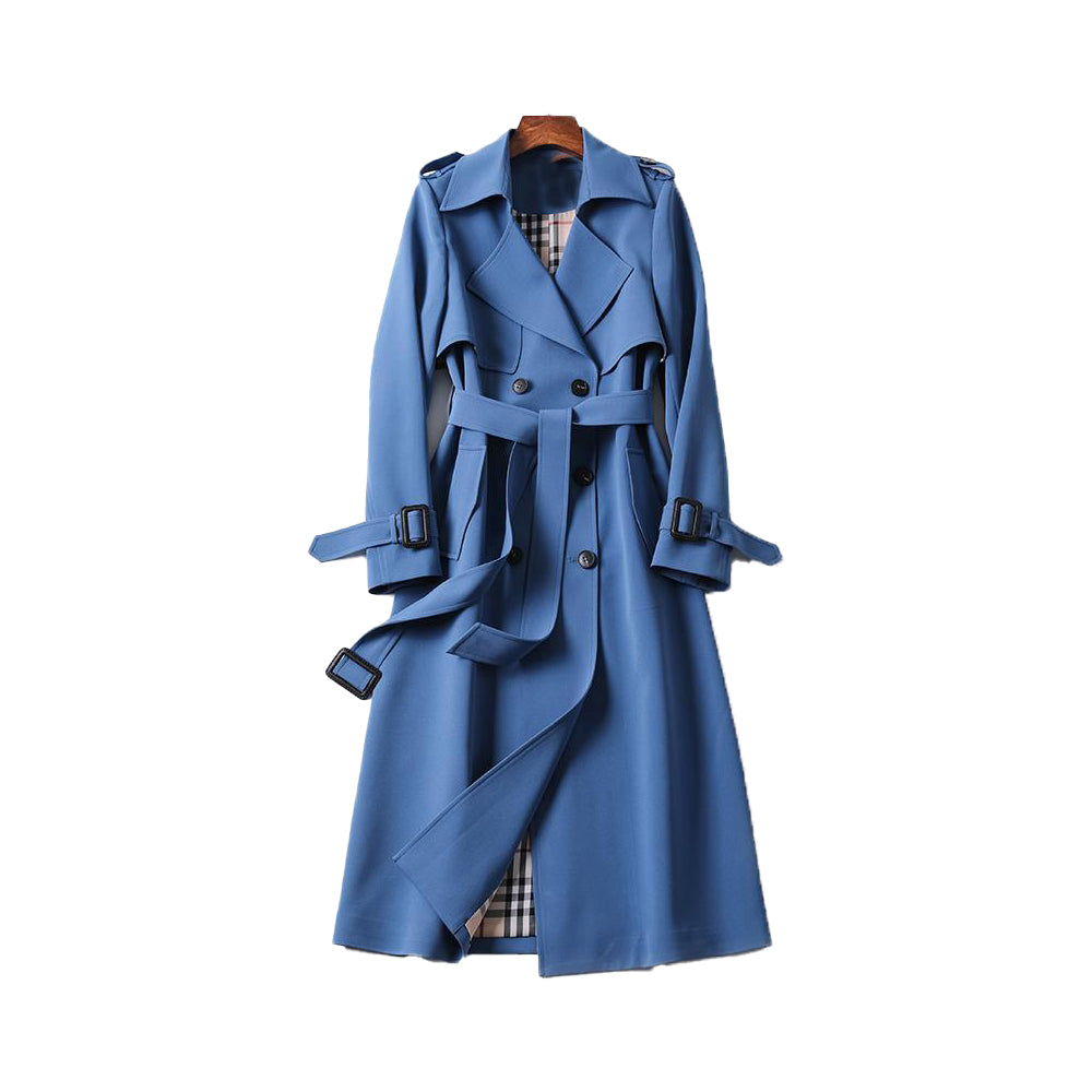 Trench Femme Ceinturé À Double Boutonnage Classique