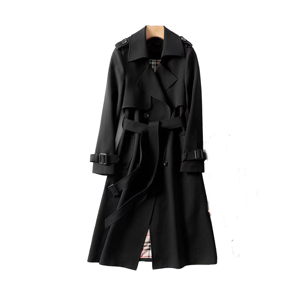 Trench Femme Ceinturé À Double Boutonnage Classique