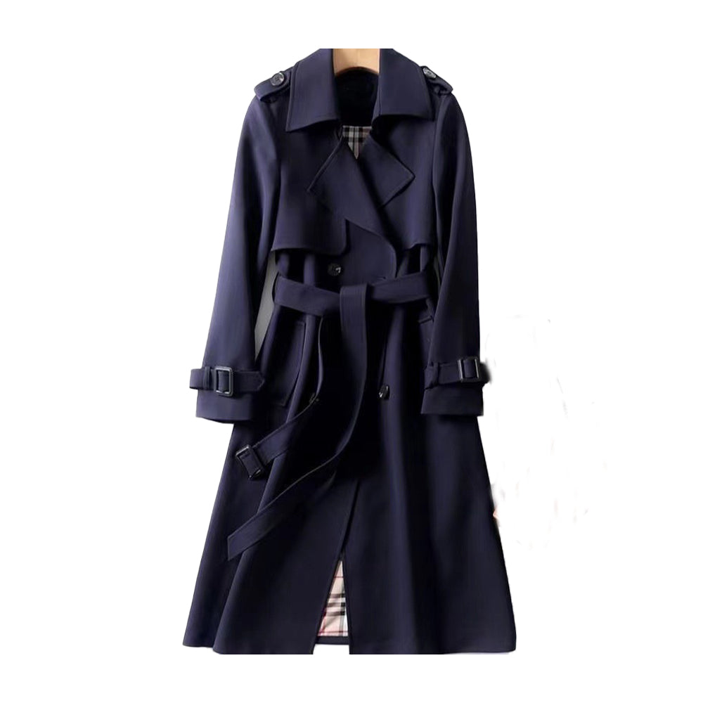 Trench Femme Ceinturé À Double Boutonnage Classique