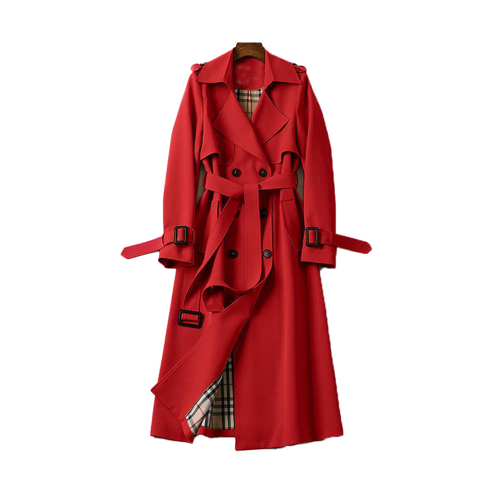 Trench Femme Ceinturé À Double Boutonnage Classique