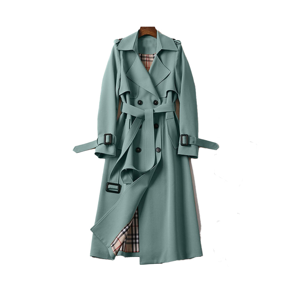 Trench Femme Ceinturé À Double Boutonnage Classique