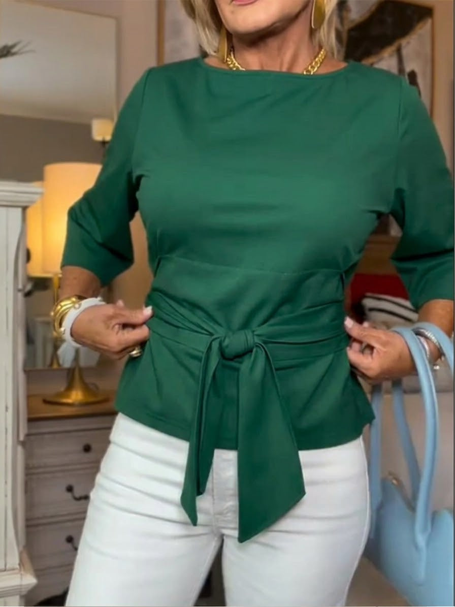 T-Shirt Femme En Coton À Nouer