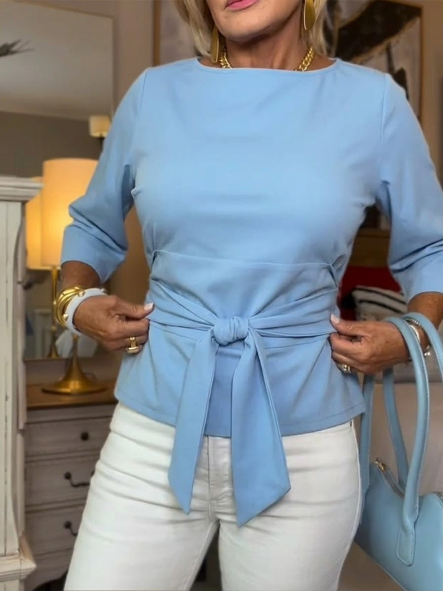 T-Shirt Femme En Coton À Nouer