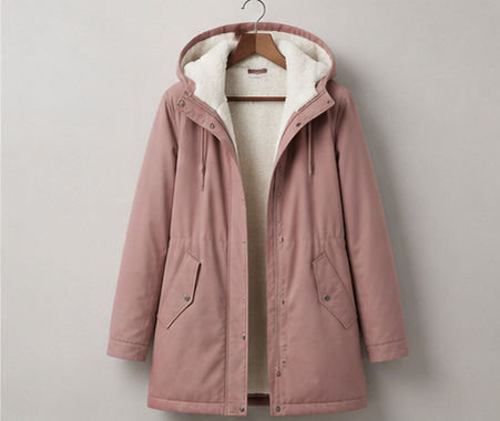 Parka D'Hiver Femme Doublée En Polaire