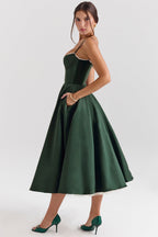 Robe De Soirée Femme En Tulle À Bretelles Ajustables