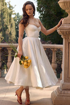 Robe midi en tulle à bretelles ajustables pour femme