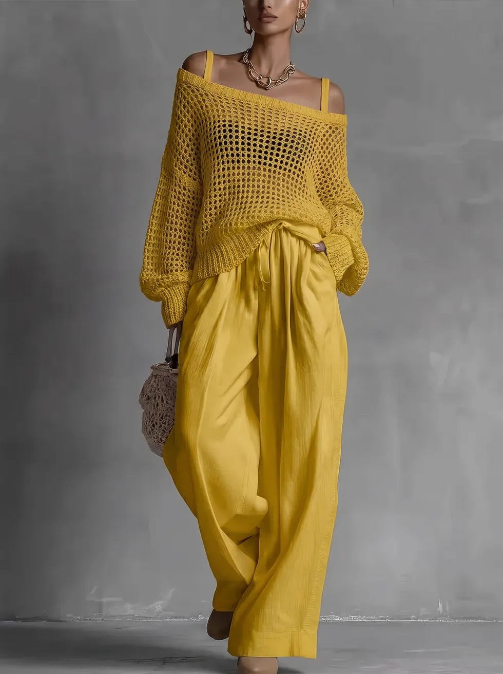 Ensemble Femme Deux Pièces Fluide Chic Et Coordonné