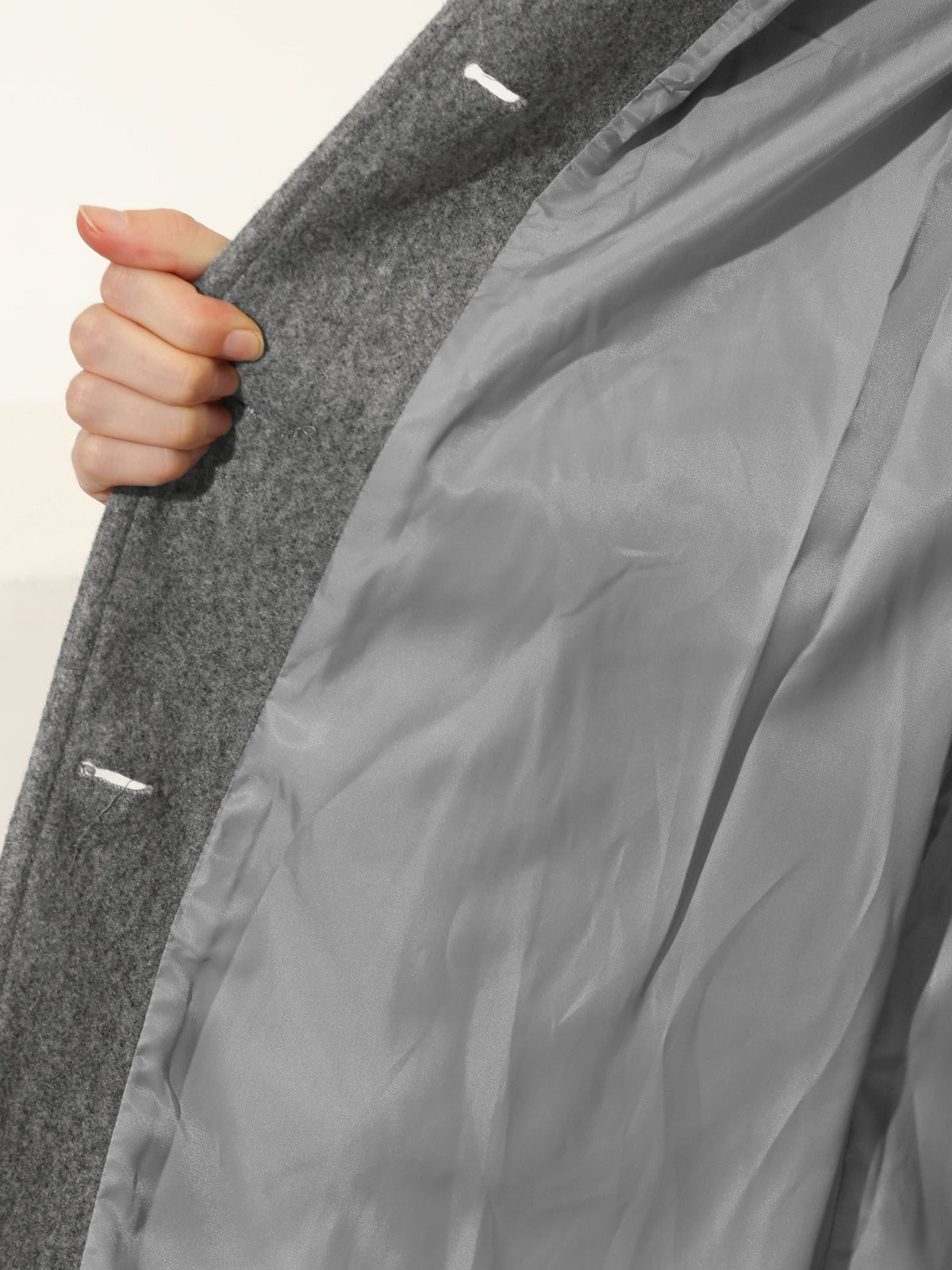 Trench Femme Hiver À Simple Boutonnage Et Coupe Ajustée