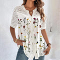 Blouse Femme Fluide Estivale En Tissu Respirant Léger