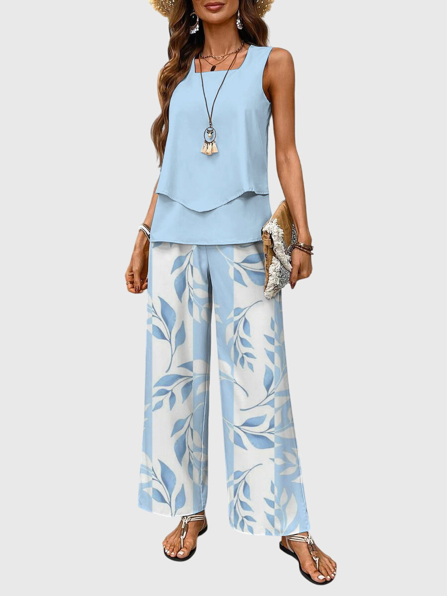 Women's 2-piece set with top and trousers