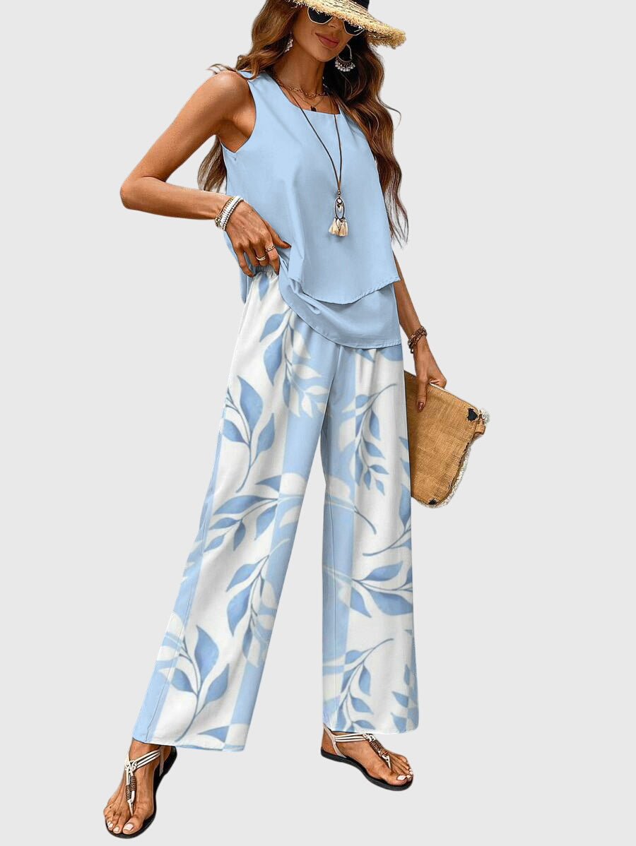 Women's 2-piece set with top and trousers