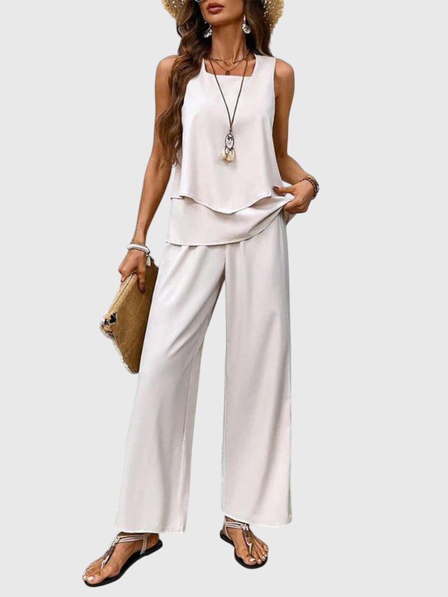 Women's 2-piece set with top and trousers