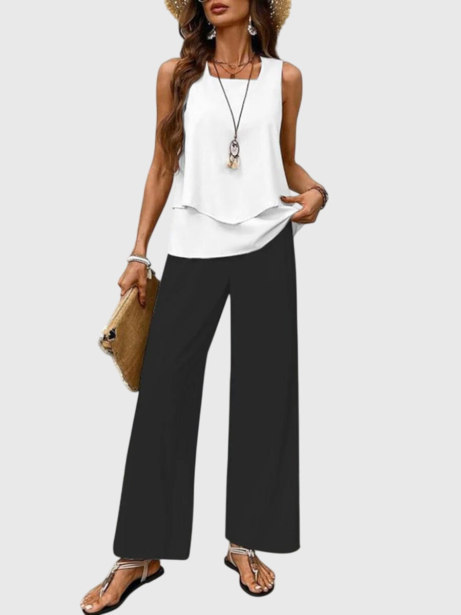 Women's 2-piece set with top and trousers