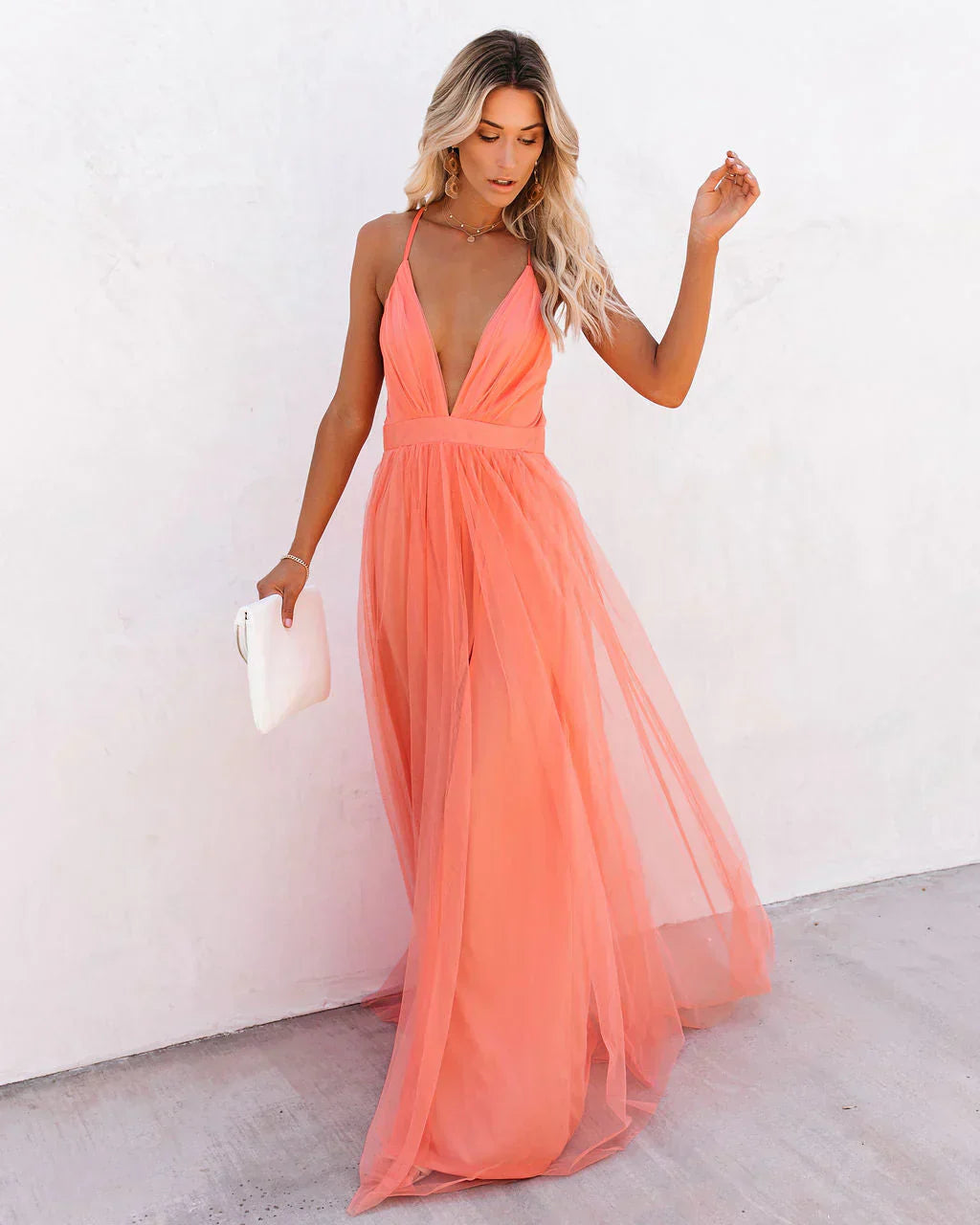 Women's cocktail dress with shoulder straps and short hemline