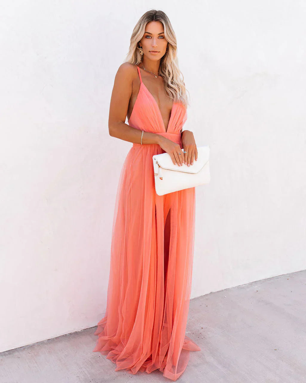Women's cocktail dress with shoulder straps and short hemline