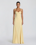 Women’s Lace-Up Back Maxi Dress with Sweetheart Neckline