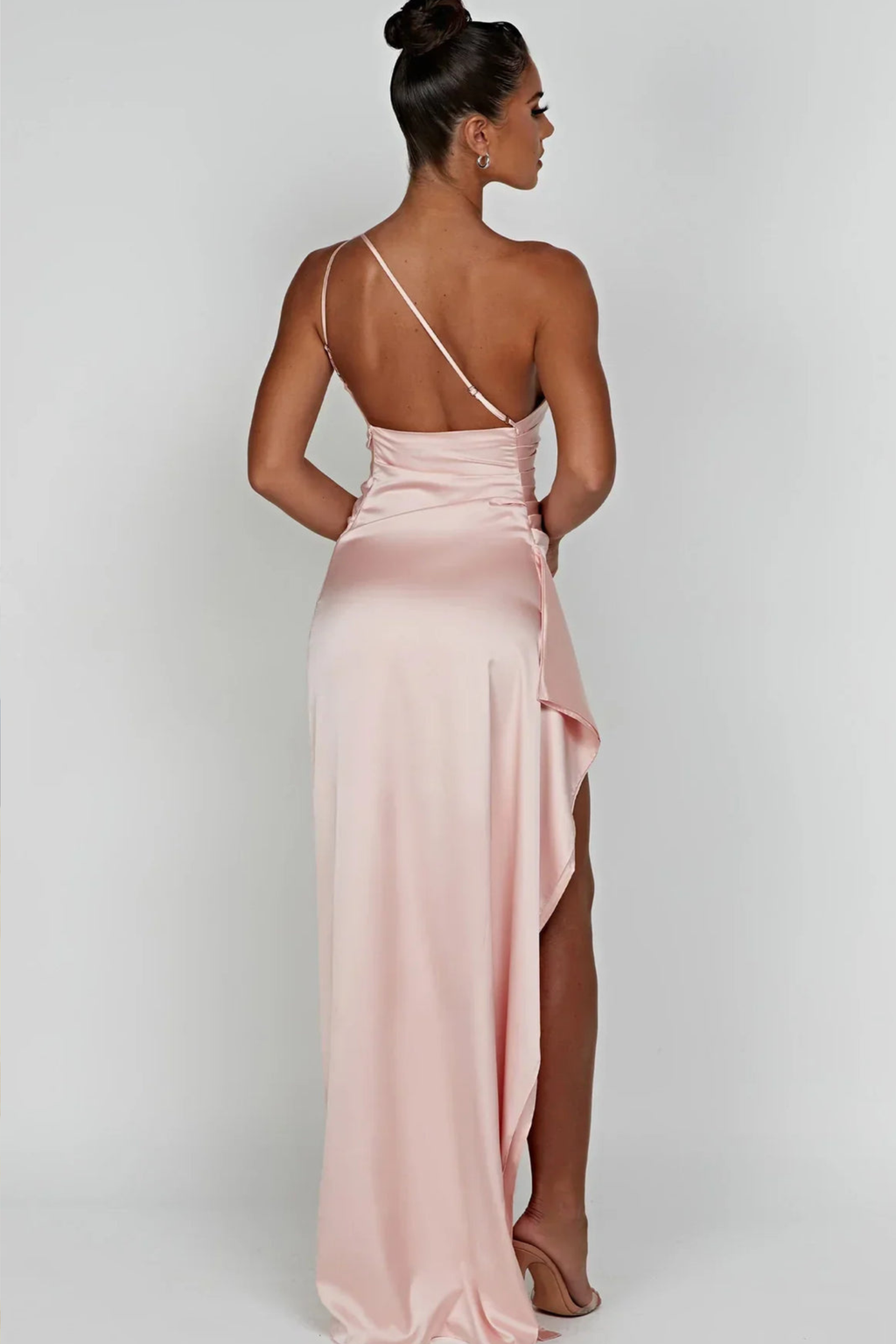 Women's one-shoulder asymmetric dress