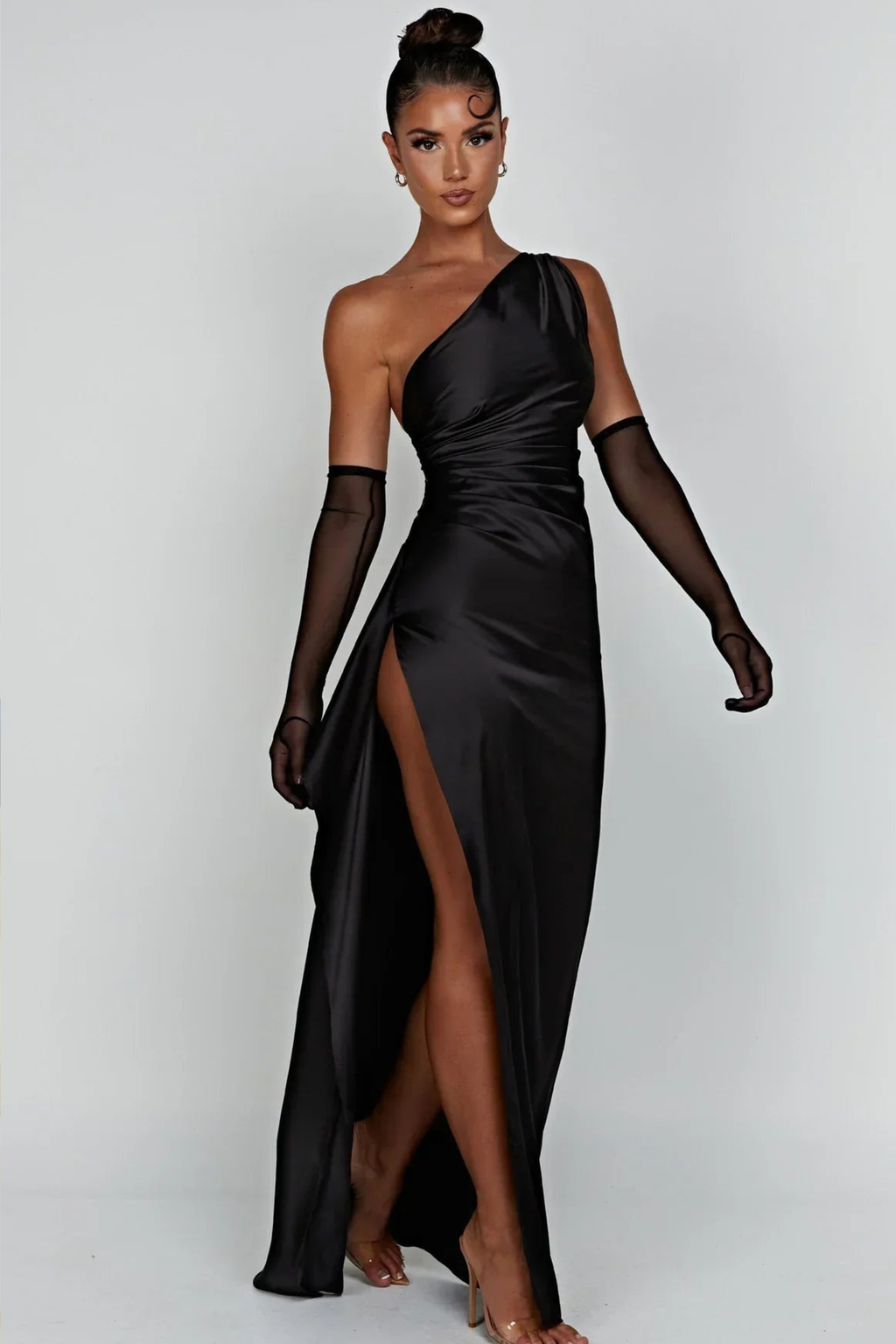 Women's one-shoulder asymmetric dress