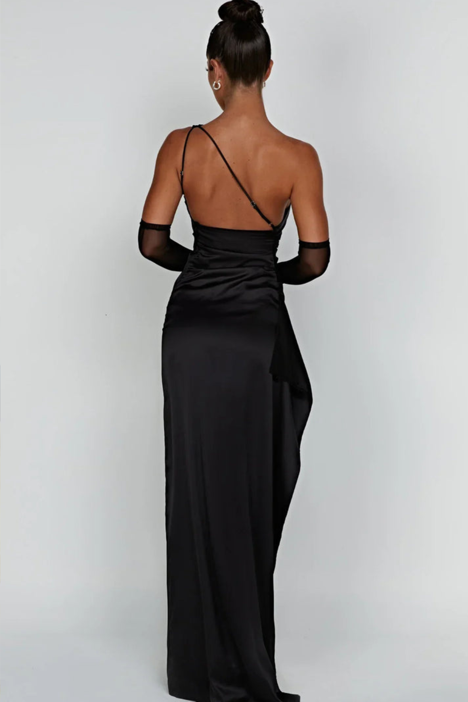 Women's one-shoulder asymmetric dress